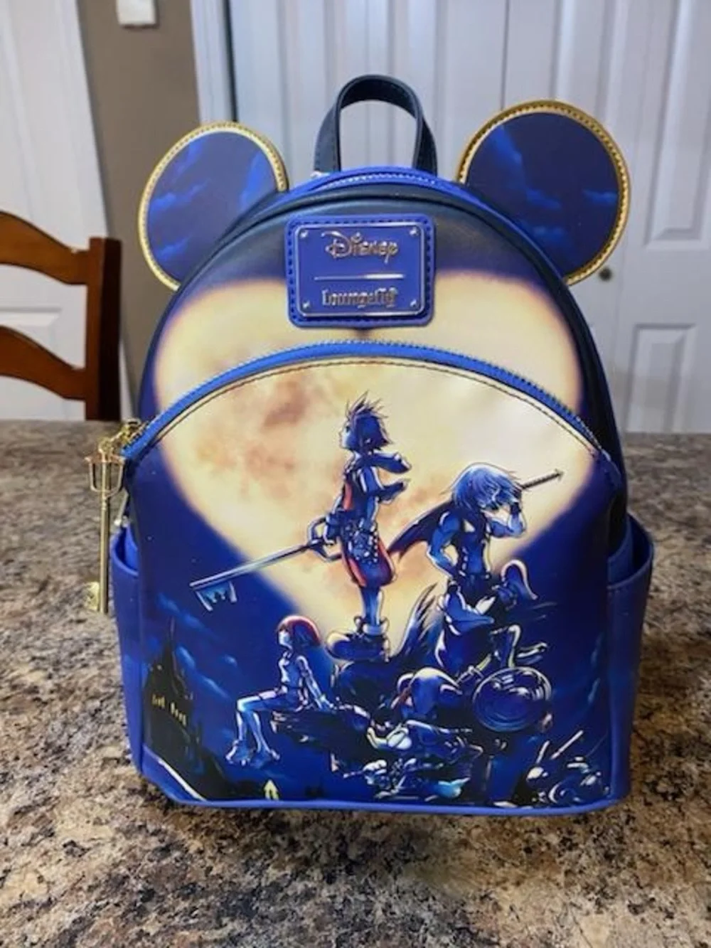 Loungefly Disney Kingdom Hearts Mini Backpack. NWT